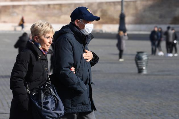 Mascherine a Roma