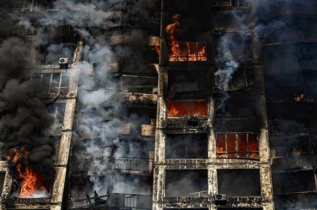 Bombardamento in Ucraina