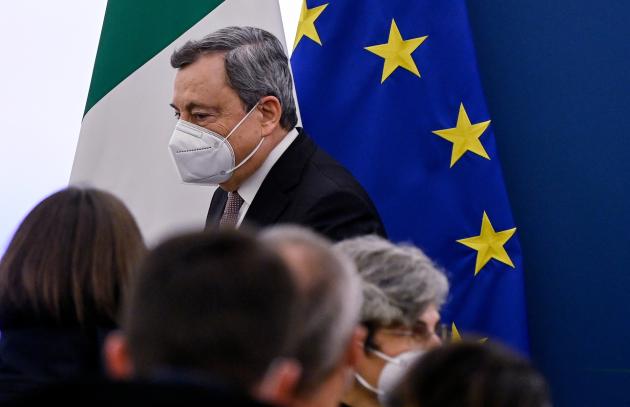 Mario Draghi, 2022