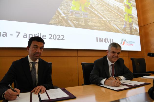 Ferrovie dello Stato e Inail, opere PNRR: intesa su prevenzione di infortuni e malattie sul lavoro