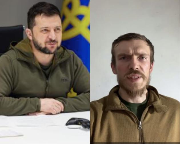 Volodymyr Zelensky e Denys Prokopenko