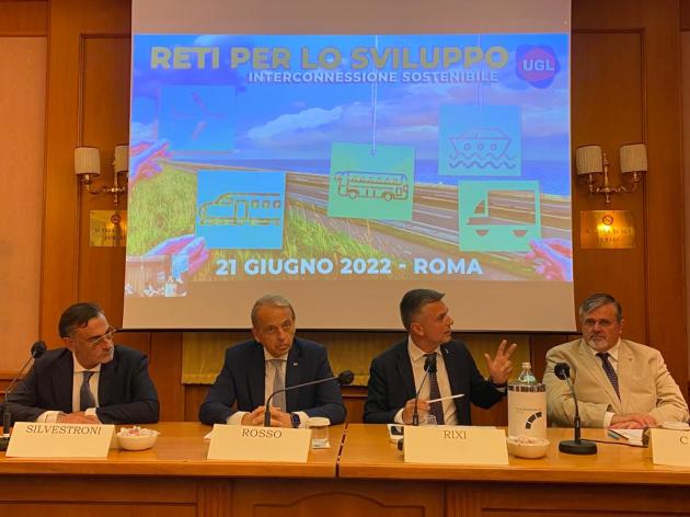 Incontro UGL su Infrastrutture. Paolo Capone (UGL): “Reti per lo sviluppo strategico del Paese” 