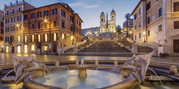 Dior contro Valentino per la sfilata di venerdì scorso a Trinità dei Monti