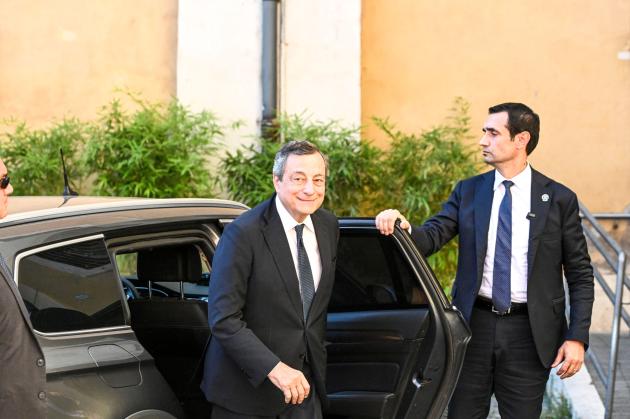 Mario Draghi, 2022