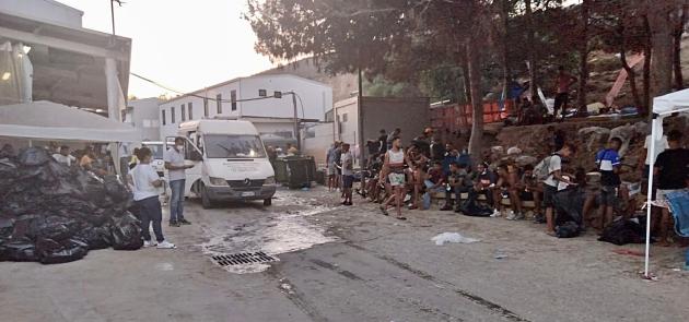 Hotspot di Lampedusa