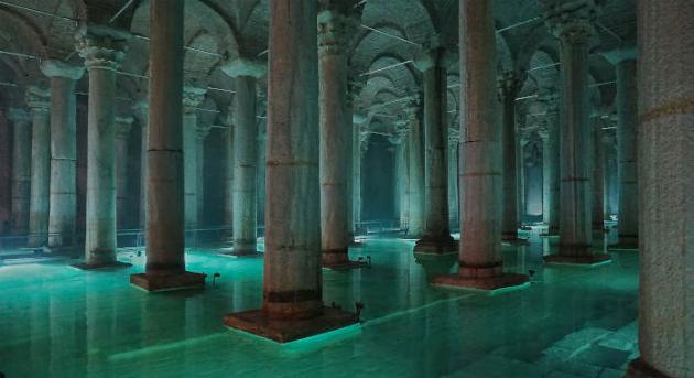 Nuova luce per la Cisterna Basilica di Istanbul grazie a un progetto italo-turco
