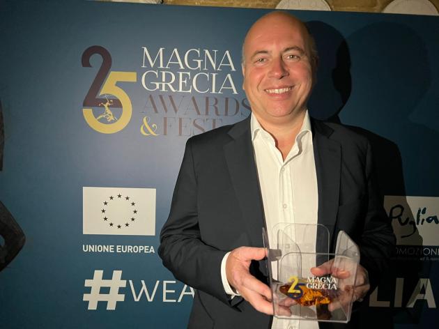 Ruben Razzante riceve il Magna Grecia Awards 2022 