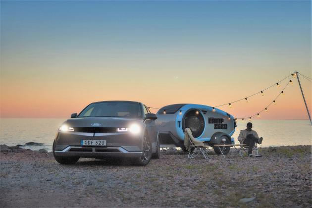 Hyundai Ioniq 5 pronta al traino per le avventure estive