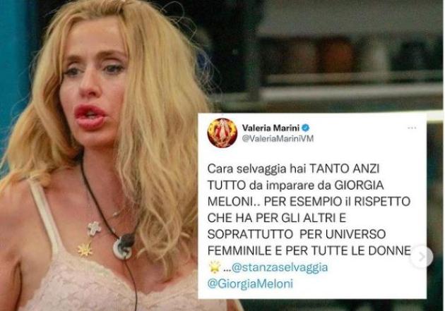 Valeria Marini attacca Selvaggia Lucarelli: "Impara il rispetto degli altri da Giorgia Meloni"