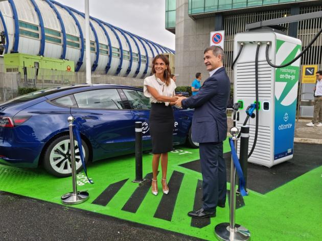 ADR e Atlante: inaugurata a Fiumicino la prima stazione di ricarica ultra-rapida per veicoli elettrici