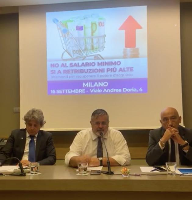 Lavoro. Paolo Capone, Leader UGL: “No al salario minimo legale. Rafforzare la contrattazione collettiva”