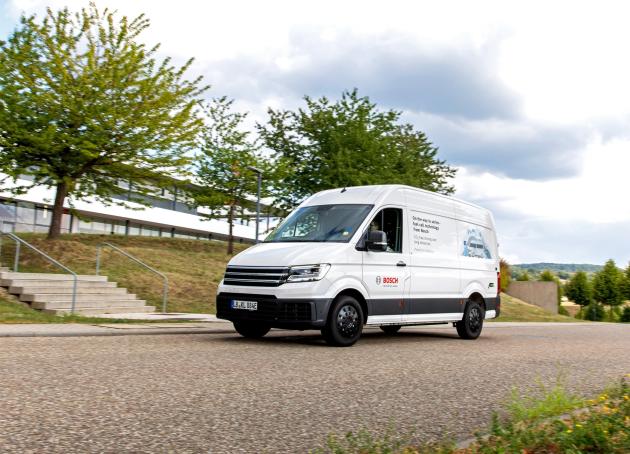 Bosch testa i furgoni a celle a combustibile, idrogeno anche per i veicoli commerciali leggeri