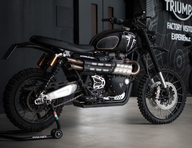 Venduta all’asta per circa 160.000 euro la Triumph Scrambler del film di Bond "No time ti die"