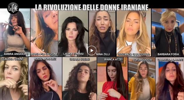 Le "vip" si tagliano le ciocche