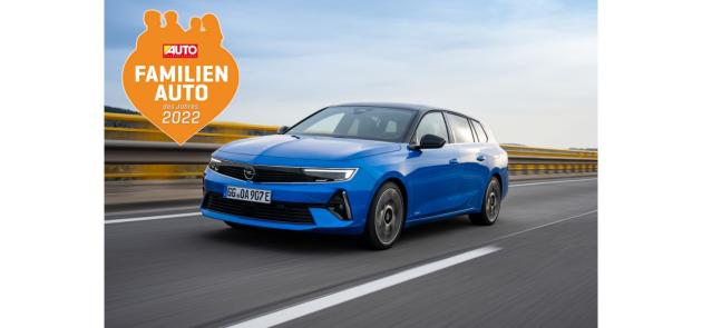 Nuova Opel Astra Sports Tourer è ‘Auto Familiare del 2022’
