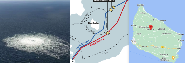 Nord Stream, ipotesi sabotaggio a Bornholm per operazioni intervento ai gasdotti: isola senza elettricità