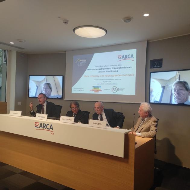 Arca Fondi SGR con Itinerari Previdenziali presentano: “Silver Economy, una nuova grande economia”  rivolta agli anziani