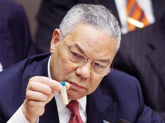La provetta di Colin Powell: non dimentichiamo