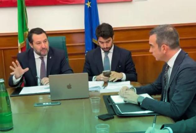 Salvini incontra Occhiuto e Schifani 