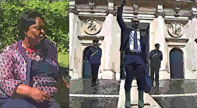 Aboubakar Souhamoro e Marie Thérese Mukamitsindo