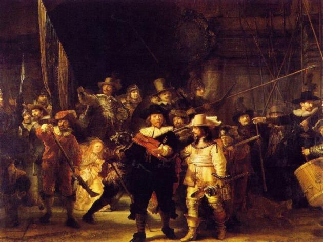 "La ronda di notte" di Rembrandt , quando i cittadini nascondono più segreti di quello che dovrebbero