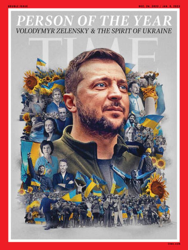 Zelensky persona dell’anno anche per “Time”: dopo “Vogue” e “Financial Times” manca solo il Telegatto