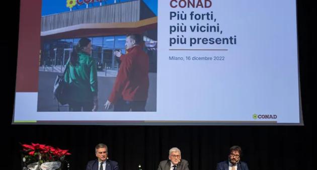 Conad, fatturato 2022  di € 18,45 mld (+8,5%) e crescita delle vendite a parità di rete del 4,4%