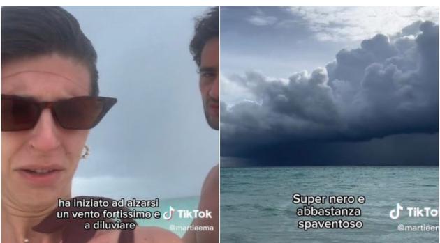 Coppia abbandonata alle Maldive, il racconto social sull'isola deserta: "È arrivato un ciclone, come un film horror"