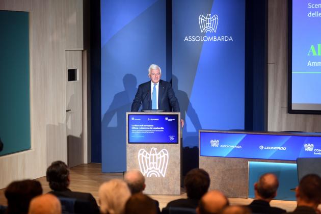 Leonardo, presentato Studio Prometeia 2022 su valore generato in Lombardia: 2,7 mld (pari a 0,8% del totale)
