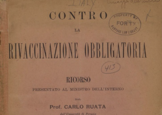 Chi era Carlo Ruata, il medico del 1849 che combatté contro l'obbligo vaccinale