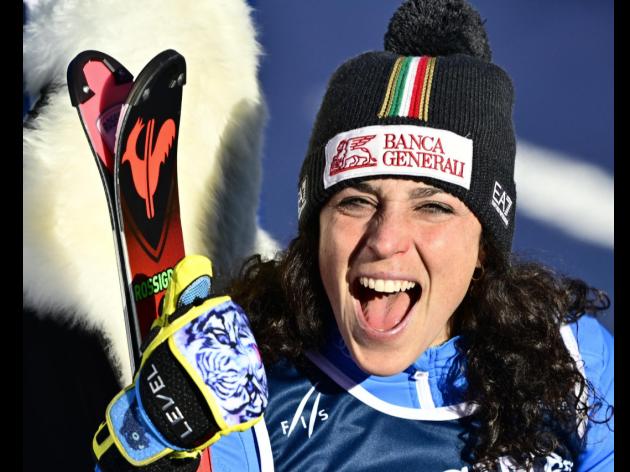 Sci, Federica Brignone vince l'oro nella combinata ai Mondiali di Courchevel-Meribel