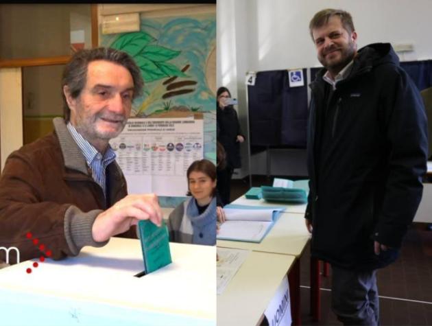 Affluenza Regionali a mezzogiorno: 8,92% del totale, 12: 9,28% in Lombardia e 7,77% nel Lazio