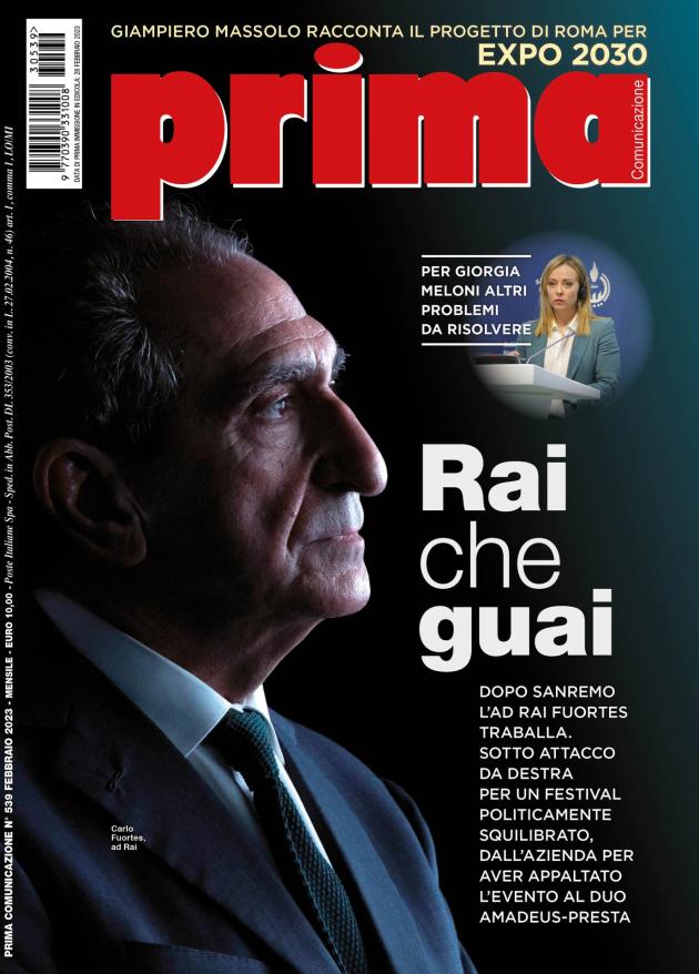 Editoria. In edicola il numero di febbraio 2023 di Prima Comunicazione
