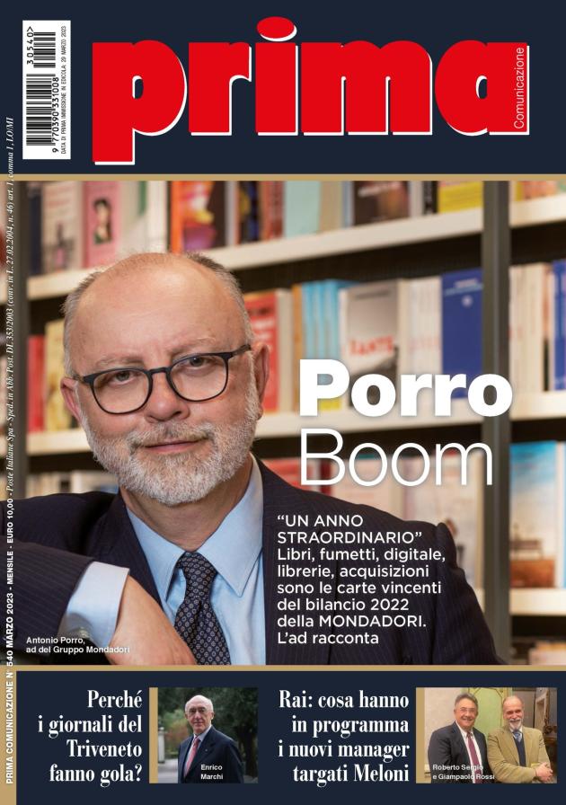 Prima n. 540 in edicola dal 1° aprile a Milano e da martedì 4 a Roma