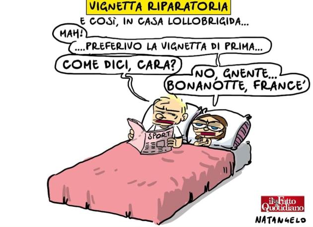 Vignetta Fatto Quotidiano, oggi il giornale di Travaglio ne pubblica un'altra. C'è di nuovo la sorella di Meloni
