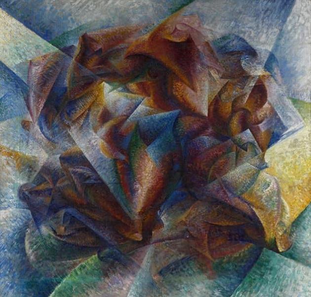 “Dinamismo di un calciatore” di Umberto Boccioni, il futurista amato dagli americani 