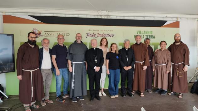 Paolo Friso, Direttore Edizioni Frate Indovino presente a Earth Day Italia 2023 con la Tenda della Pace