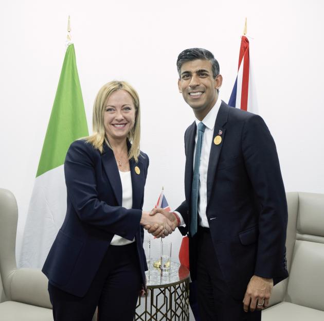 talia-Gb, Meloni oggi a Londra: bilaterale con primo ministro Sunak