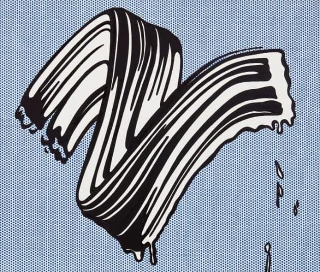 L’iconica “Pennellata”  di Roy Lichtenstein,  momento cardine della “Pop Art”
