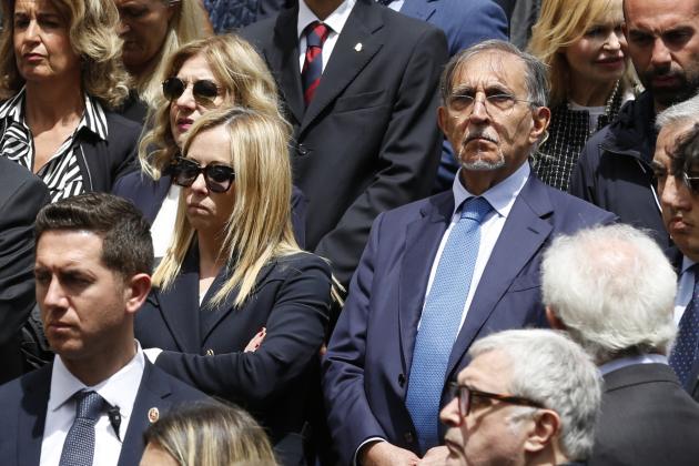 Augello funerali, il ricordo di Giorgia Meloni: "Mi ha chiamata. Gli dissi 'ho solo 20 minuti' e lui 'sto morendo"