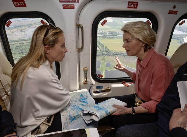 Pnrr, Ursula Von der Leyen dalla Biennale di Venezia: "6 miliardi per prevenire dissesto idrogeologico"