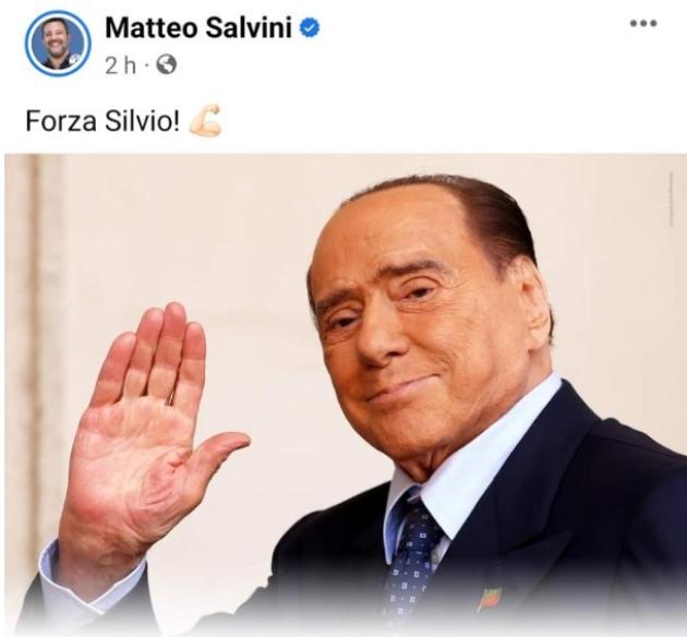 "Silvio Berlusconi è morto", Salvini pubblica una foto del Cav e sul web spopola la bufala (di cattivo gusto)