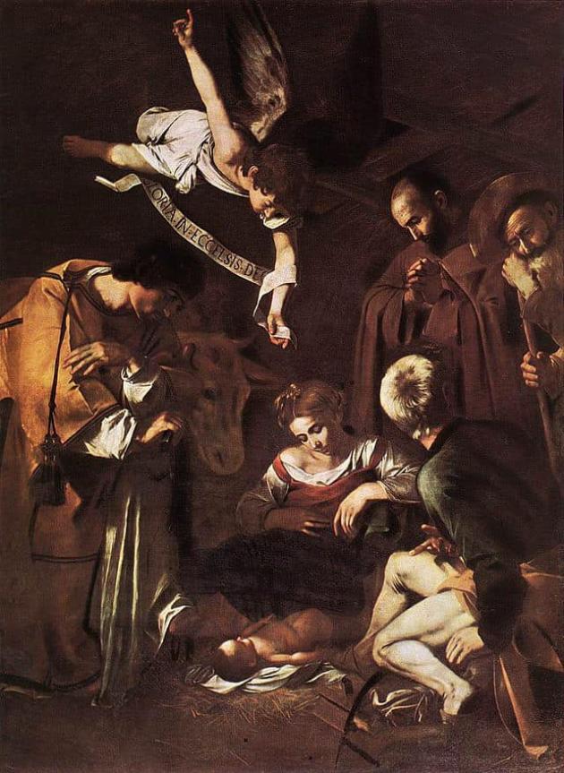 La "Natività" di Caravaggio  dell’Oratorio di San Lorenzo a Palermo non ha una storia semplice