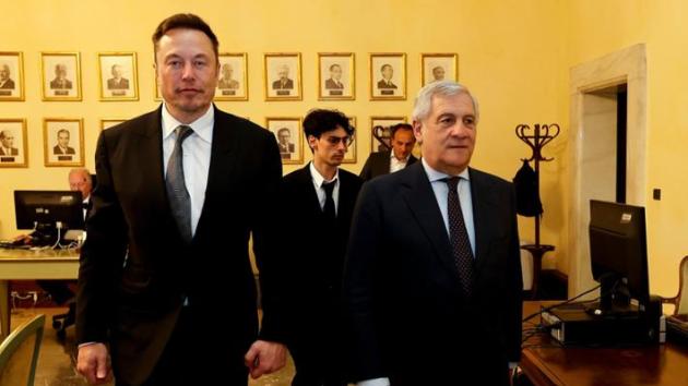 Elon Musk incontra Tajani a Palazzo Chigi, nel pomeriggio vedrà la premier Meloni