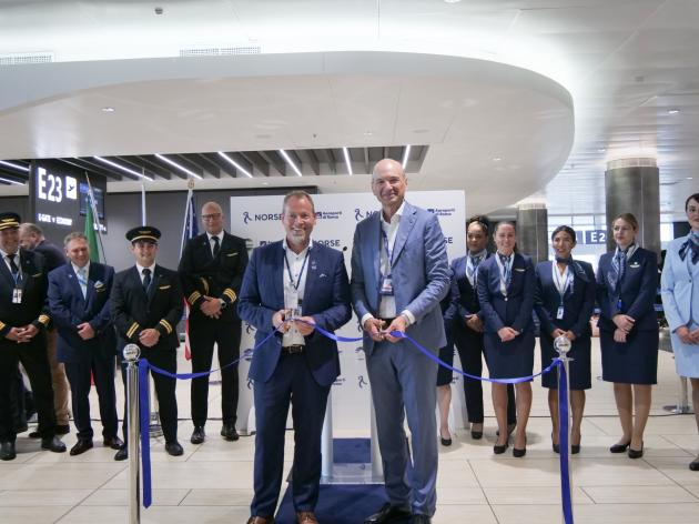 Fiumicino, Norse Atlantic Airways celebra il volo inaugurale tra Roma e New York JFK