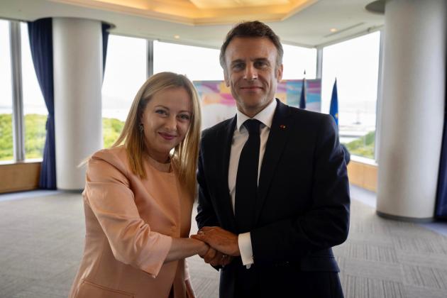 Meloni e Macron