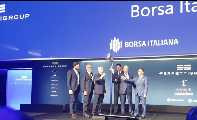 Ferretti sbarca in Borsa, capitalizzazione a €1 mld. Prima società al mondo "dual listed" su Hong Kong e Milano