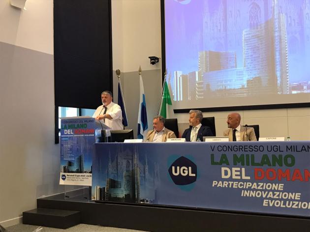 UGL a Milano. Paolo Capone, Leader UGL: "Sostenere economia del territorio"