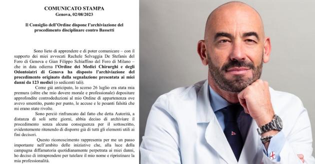 Matteo Bassetti, archiviato dall’ordine l’esposto dei 123 medici: “Ora mi tutelerò nelle sedi più opportune”