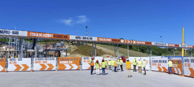 Linea AV/AC Napoli-Bari, Gruppo FS inizia lo scavo della galleria di Grottaminarda (provincia di Avellino)